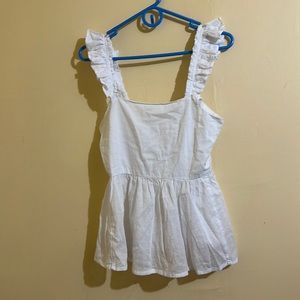 NWT Treasure & Bond White Lace Tank Top XS